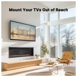 Soporte de Pared MountFTV Full Motion para TV de 37 a 90 Pulgadas, 132 lb y VESA 600x400 miniatura 6